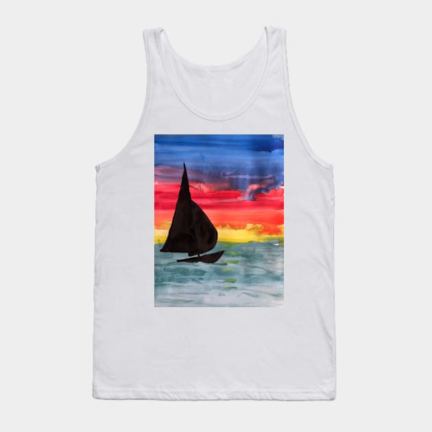 Sailboat Tank Top by ElizaC